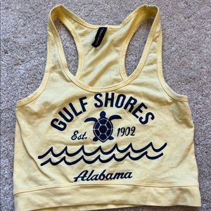 Yellow Gulf Shores Tank